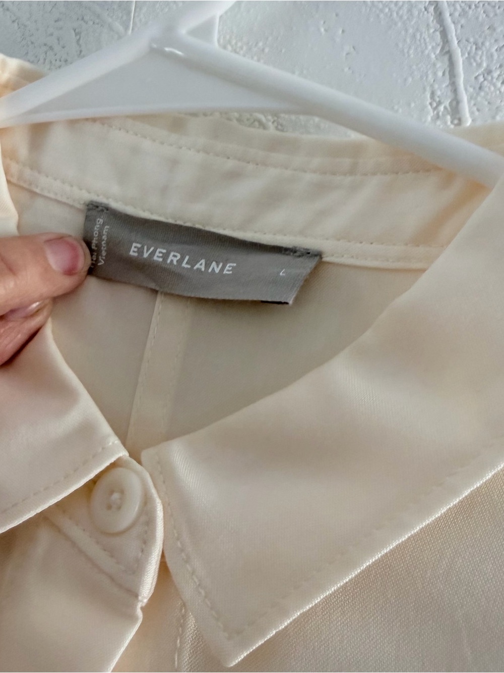 Everlane The Drapey Square Shirt - sz L - Picture 6 of 7